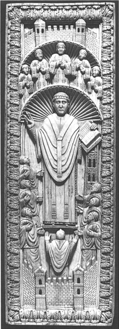 Frontispiece Ivory carving depicting an archbishop of the time of St Chrodegang - photo 2