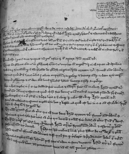 Manuscript of 12414 condemnation New College Library Oxford MS 109 f1r - photo 1