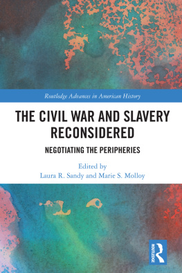 Laura R. Sandy The Civil War and Slavery Reconsidered: Negotiating the Peripheries