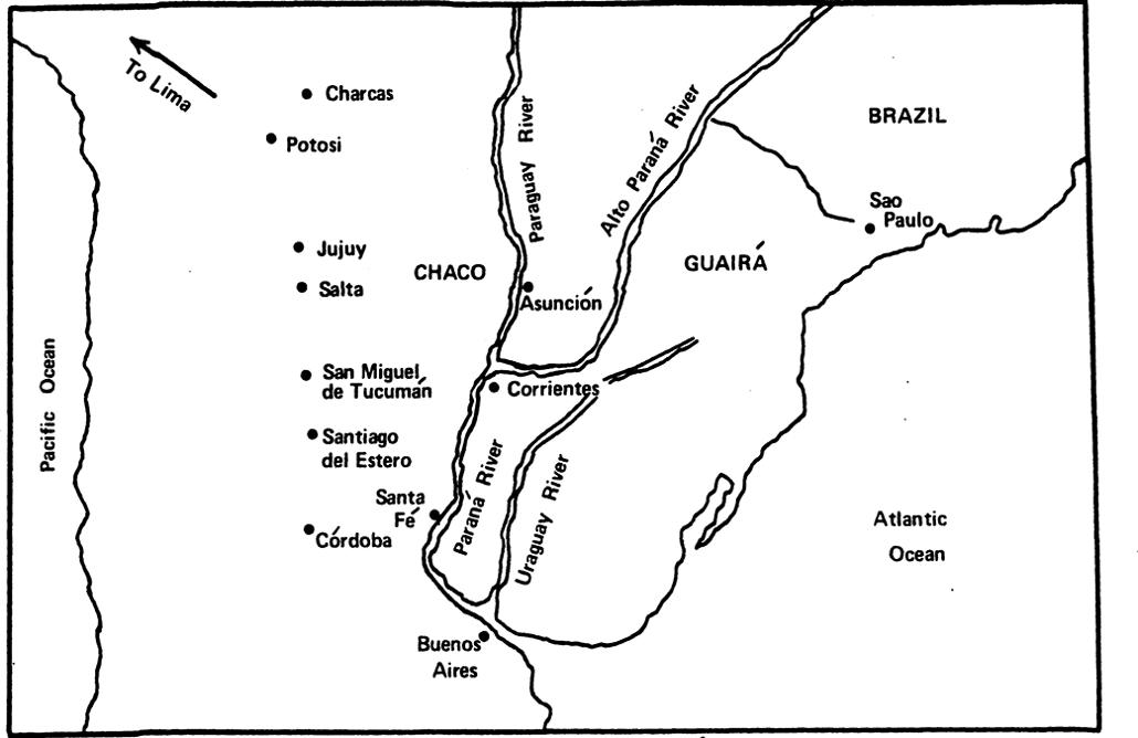 Paraguay Tucumn and the Rio de la Plata at the Beginning of the Seventeenth - photo 2