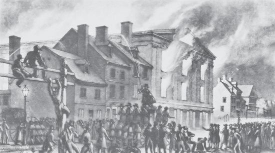 FIGURE 1 Destruction of the hall by John Sartain Courtesy of the Library - photo 3