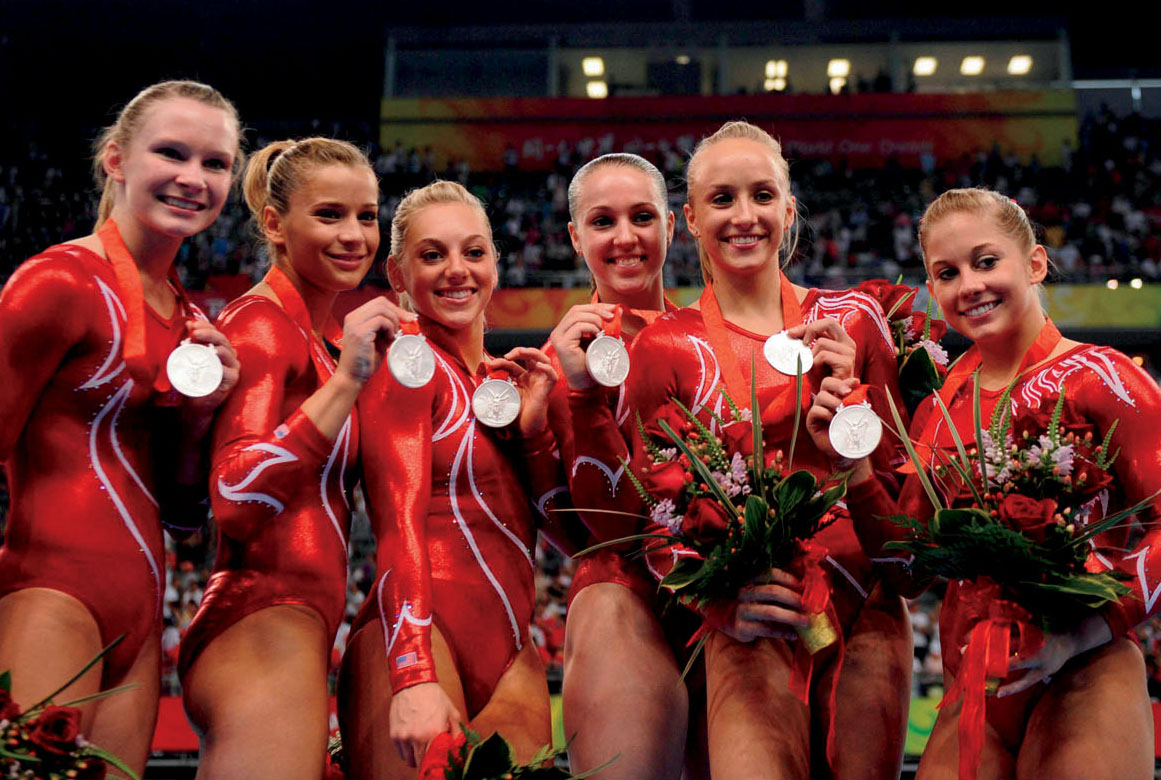 The 2008 US gymnastics womens team won gold Watching them inspired Simone - photo 8