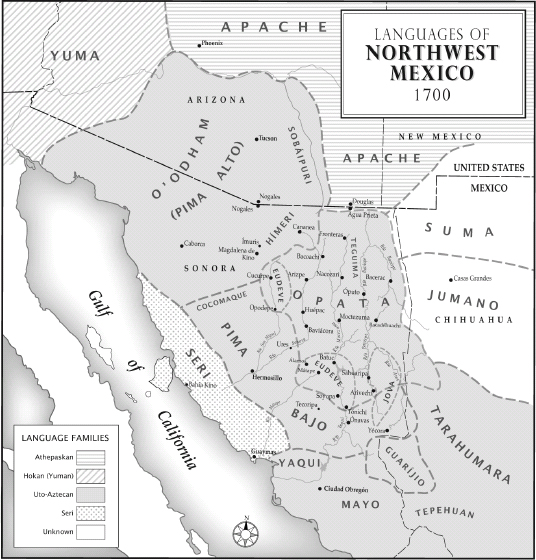 Map by Paul Mirocha CONFLICT in COLONIAL SONORA Indians Priests and - photo 3