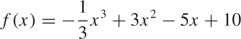 example 531 The function fx 23x3 10x2 5x The use of the - photo 3