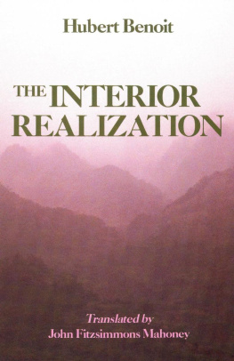 Hubert Benoit - The Interior Realization