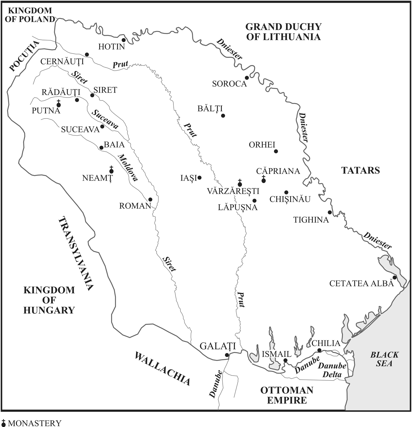 Map 2 The Principality of Moldova in 1483 Map 3 The Partition of the - photo 4