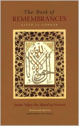 an-Nawawi - The Book of Remembrances [Kitab al-Adhkar]