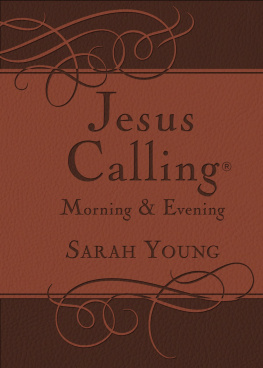 Sarah Young - Jesus Calling Morning and Evening Devotional