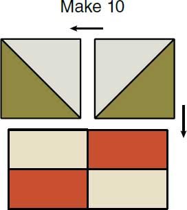 Figure 3 Heres a Tip While laying out the table runner try rotating blocks - photo 8