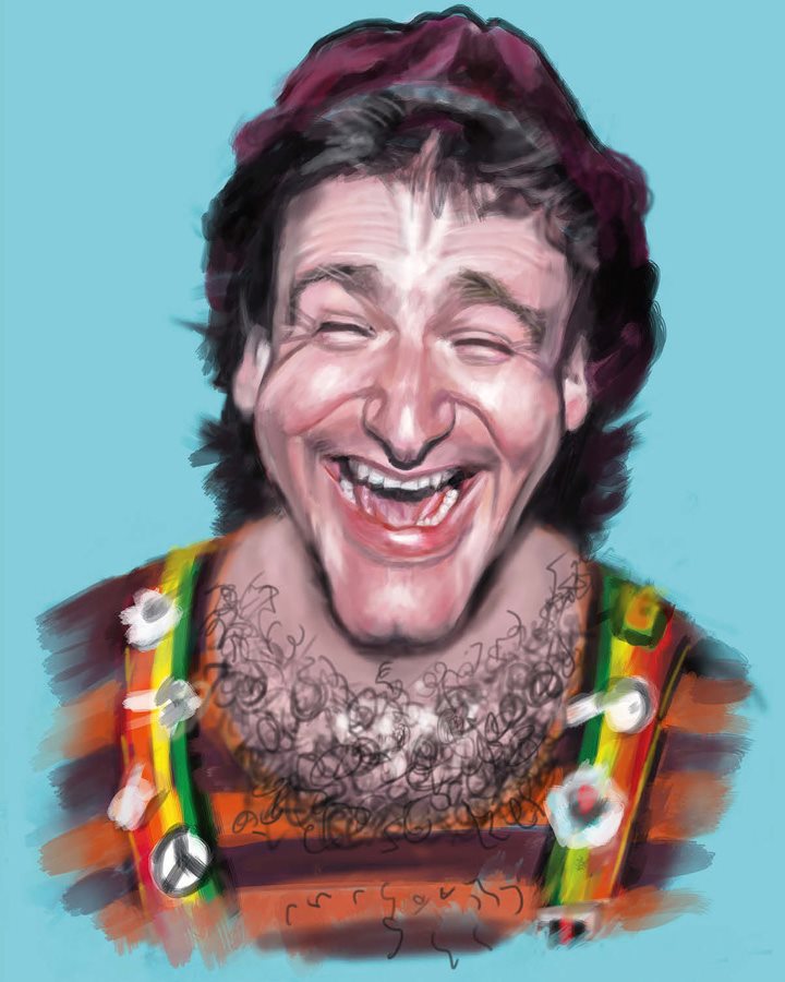 ROBIN WILLIAMS 1951-2014 This painting portrays the Robin I first met in 1979 - photo 9