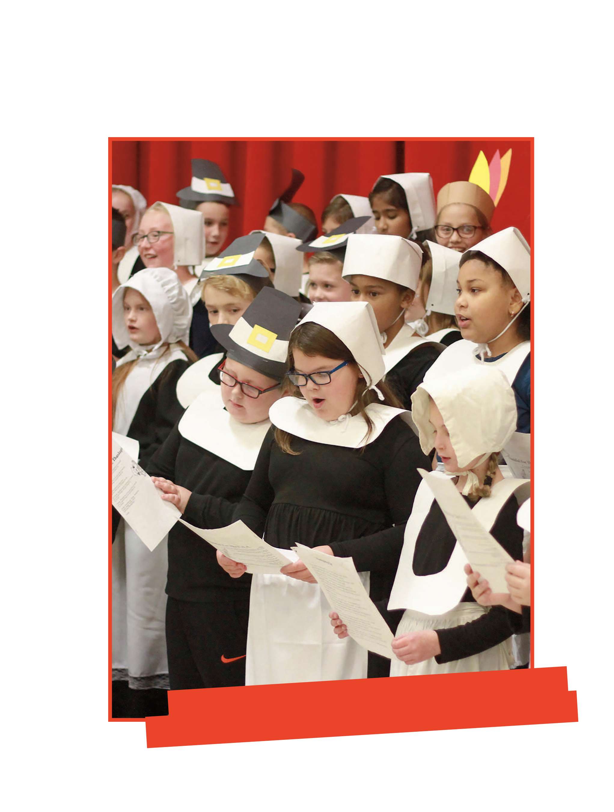 Schoolchildren across the country perform traditionalThanksgiving programs each - photo 5