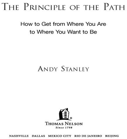 2008 by Andy Stanley All rights reserved No portion of this book may be - photo 1