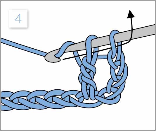 Yarn around hook once again Draw this loop through the last two loops on the - photo 22