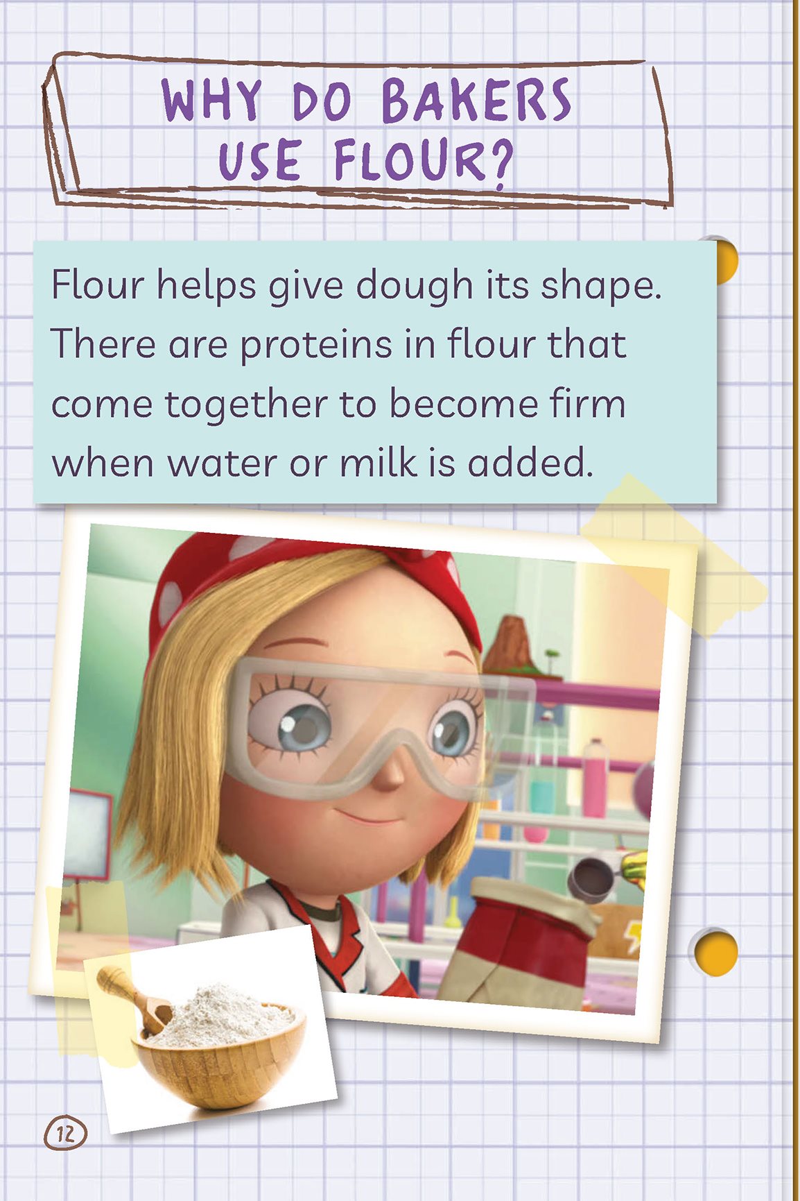 WHY DO BAKERS USE FLOUR Flour helps give dough its shape There are proteins - photo 18