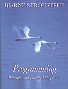 Programming Principles Bjarne Stroustrup