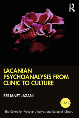 Berjanet Jazani - Lacanian Psychoanalysis from Clinic to Culture