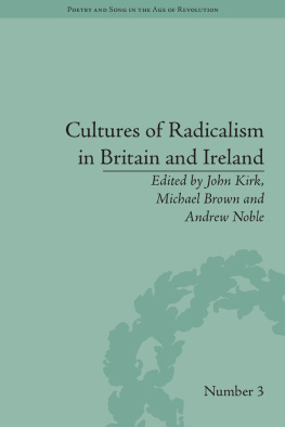 John Kirk - Cultures of Radicalism in Britain and Ireland