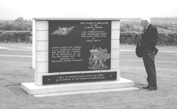 At the Typhoon Memorial at Noyer- Bocage May 2004 Receiving his medal to - photo 20