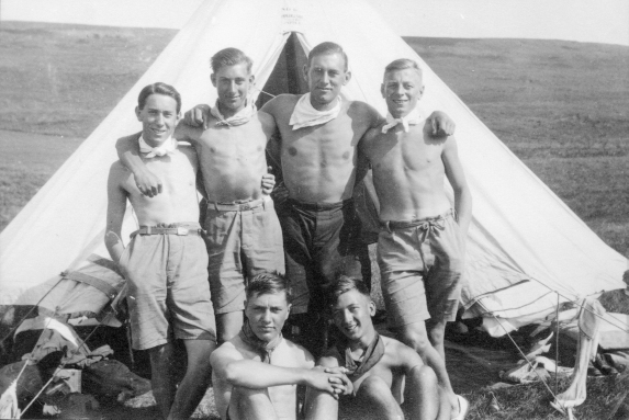 Final choristers outing Frank aged 16 top right Frank and Margots - photo 5