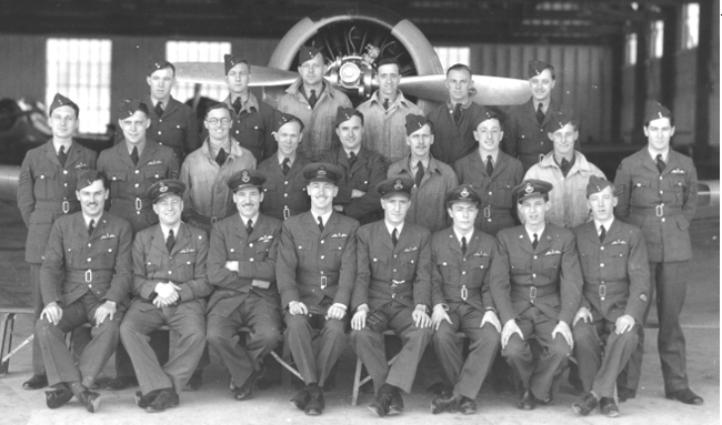 Frank front row second left with training squadron in Canada Members of - photo 9