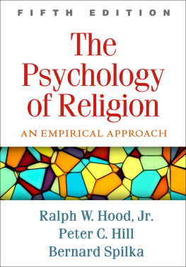 Hood Ralph W. Jr. Psychology of Religion : An Empirical Approach