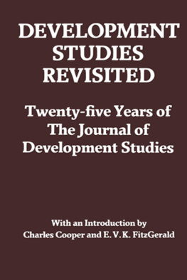 Charles Cooper - Development Studies Revisited: Twenty-five Years of the Journal of Development Studies