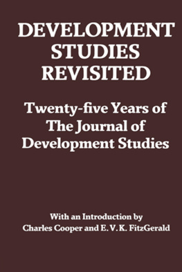 Charles Cooper Development Studies Revisited: Twenty-five Years of the Journal of Development Studies