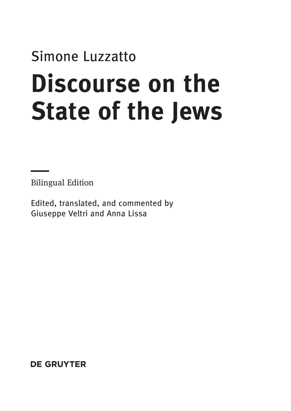 Discourse on the State of the Jews - image 3