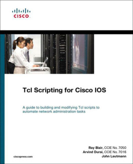 Raymond Blair - TCL Scripting for Cisco IOS (Networking Technology)