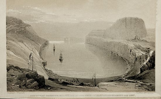 Christmas Harbour Kerguelen Island from an Elevation of about 600 feet TO THE - photo 2