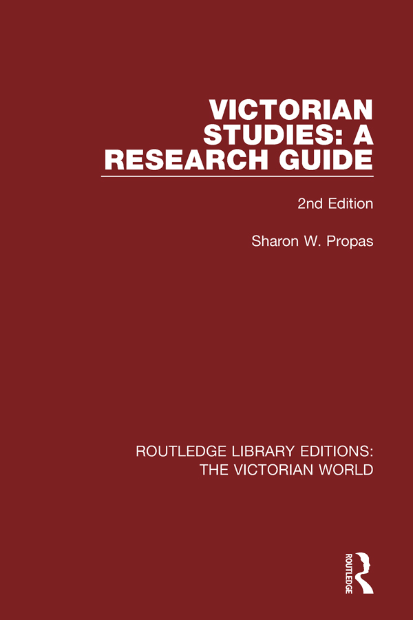 Victorian Studies A Research Guide - image 1