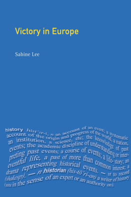 Sabine Lee Victory in Europe?: Britain and Germany since 1945