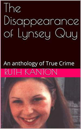 Ruth Kanton - The Disappearance of Lynsey Quy