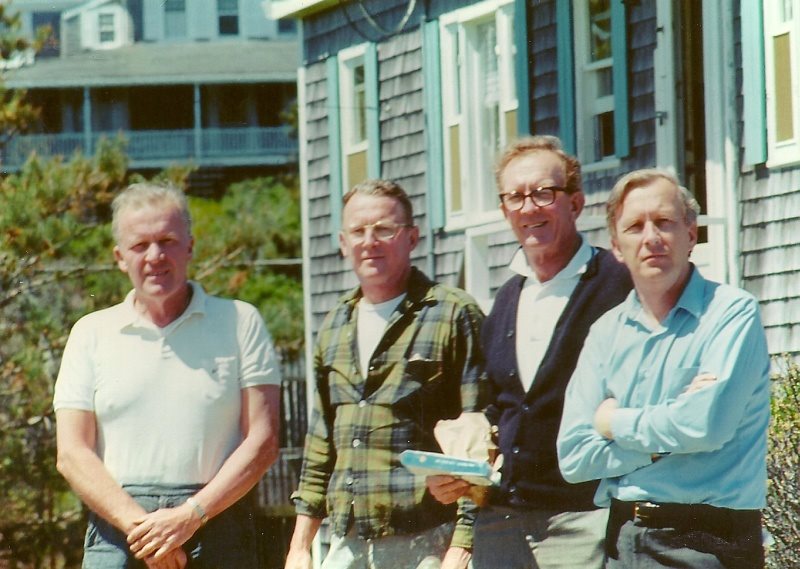 Frank B Gilbreth Jr second from right with three of his brothers in 1985 - photo 12