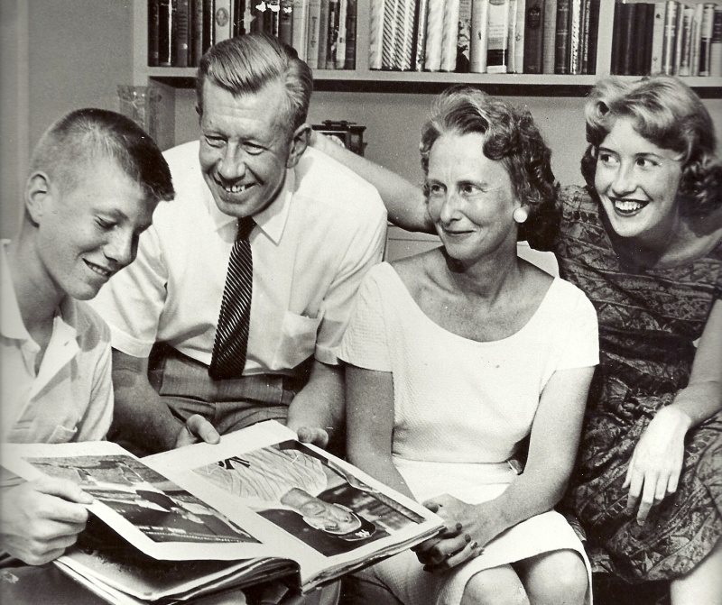 Ernestine Gilbreth Carey with her family in 1955 From left her son Charlie - photo 11