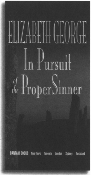 IN PURSUIT OF THE PROPER SINNER A Bantam Book PUBLISHING HISTORY Bantam - photo 2