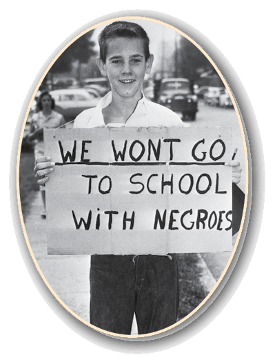 This childs sign shows that white people did not welcome children Negroes - photo 14