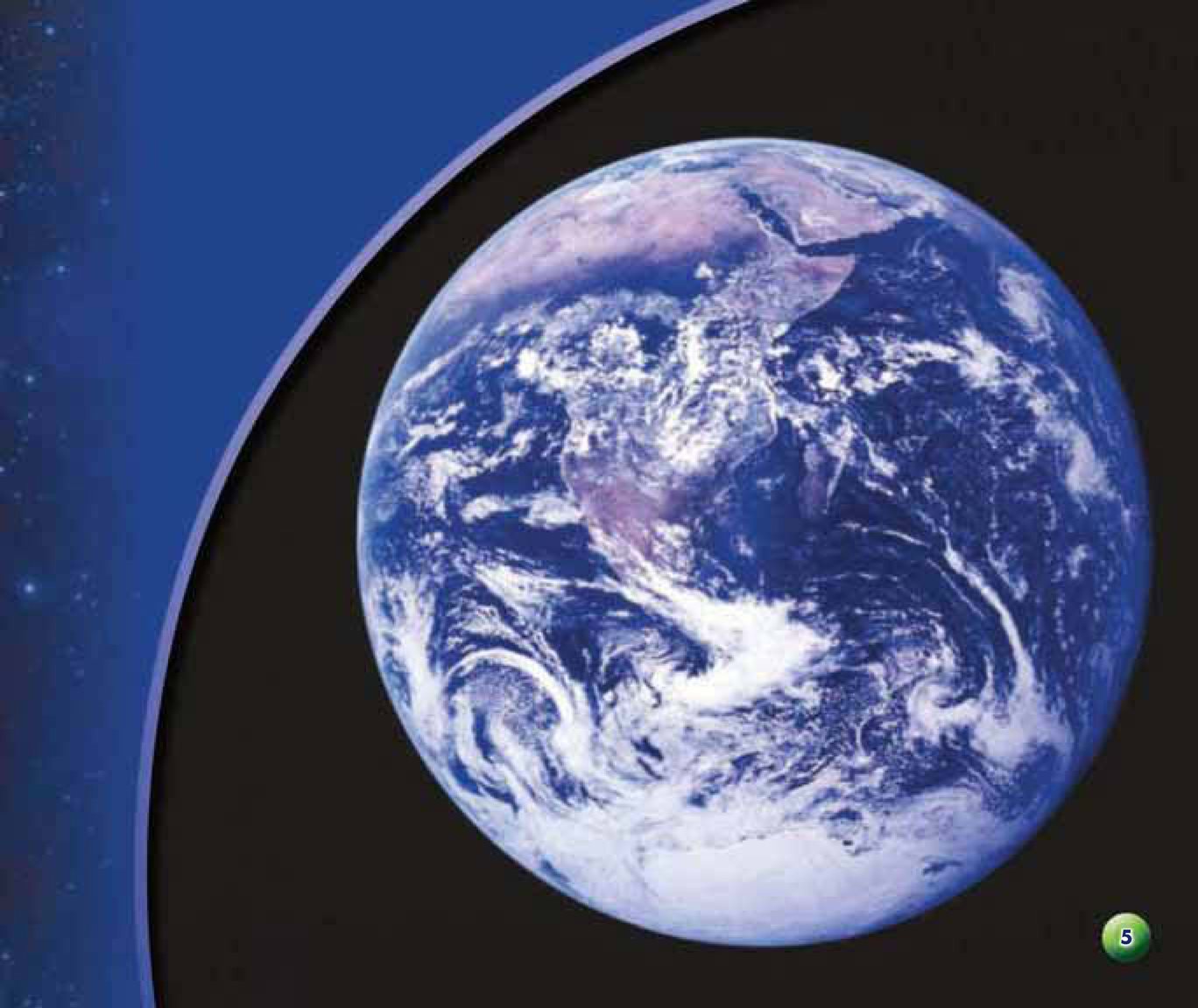 Earths land areas are visible from space PLANET NUMBER Earth is the third - photo 7