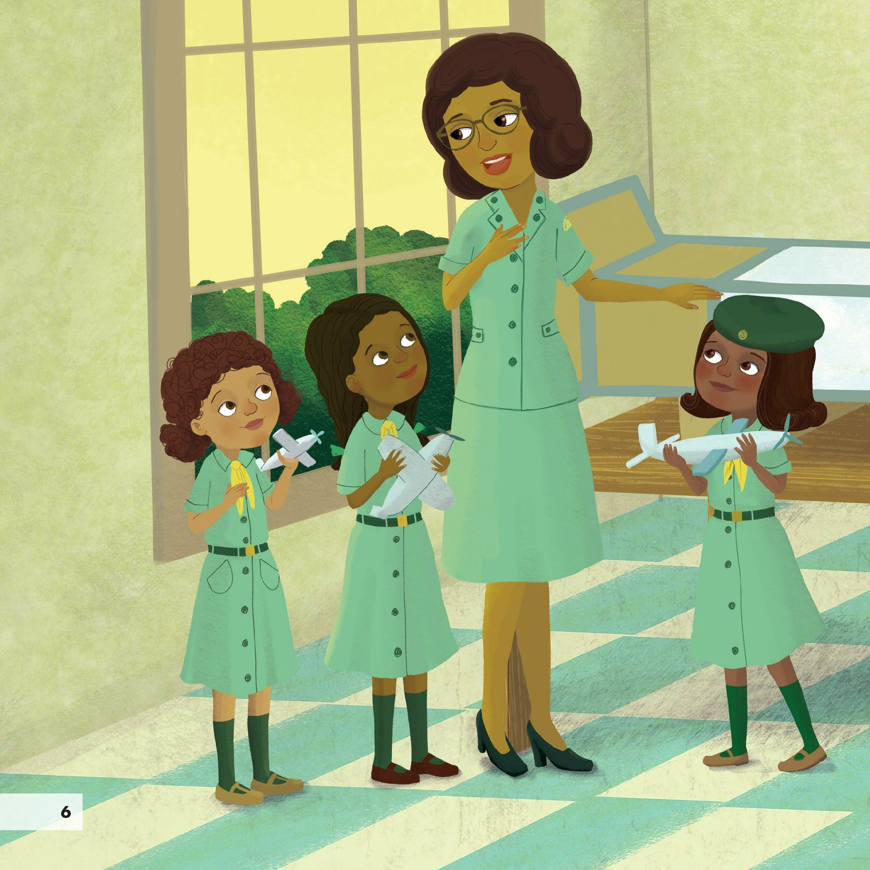 Mary shared her learning with other little girls too She was a Girl Scout - photo 9