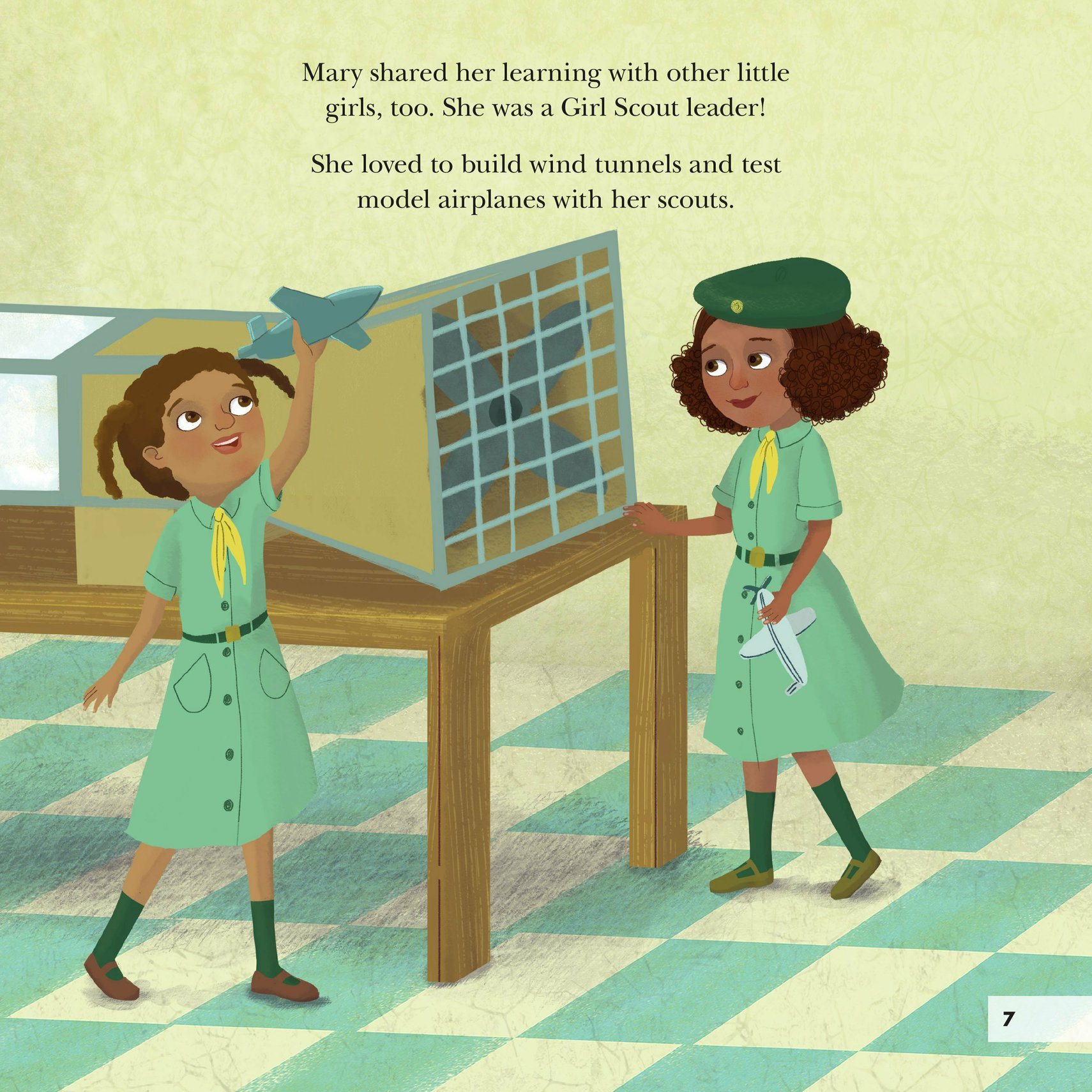 Mary shared her learning with other little girls too She was a Girl Scout - photo 10