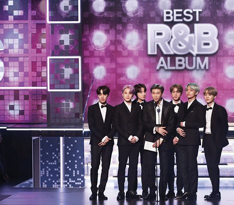 BTS presents the award for Best RB Album at the 2019 Grammy Awards ceremony - photo 4