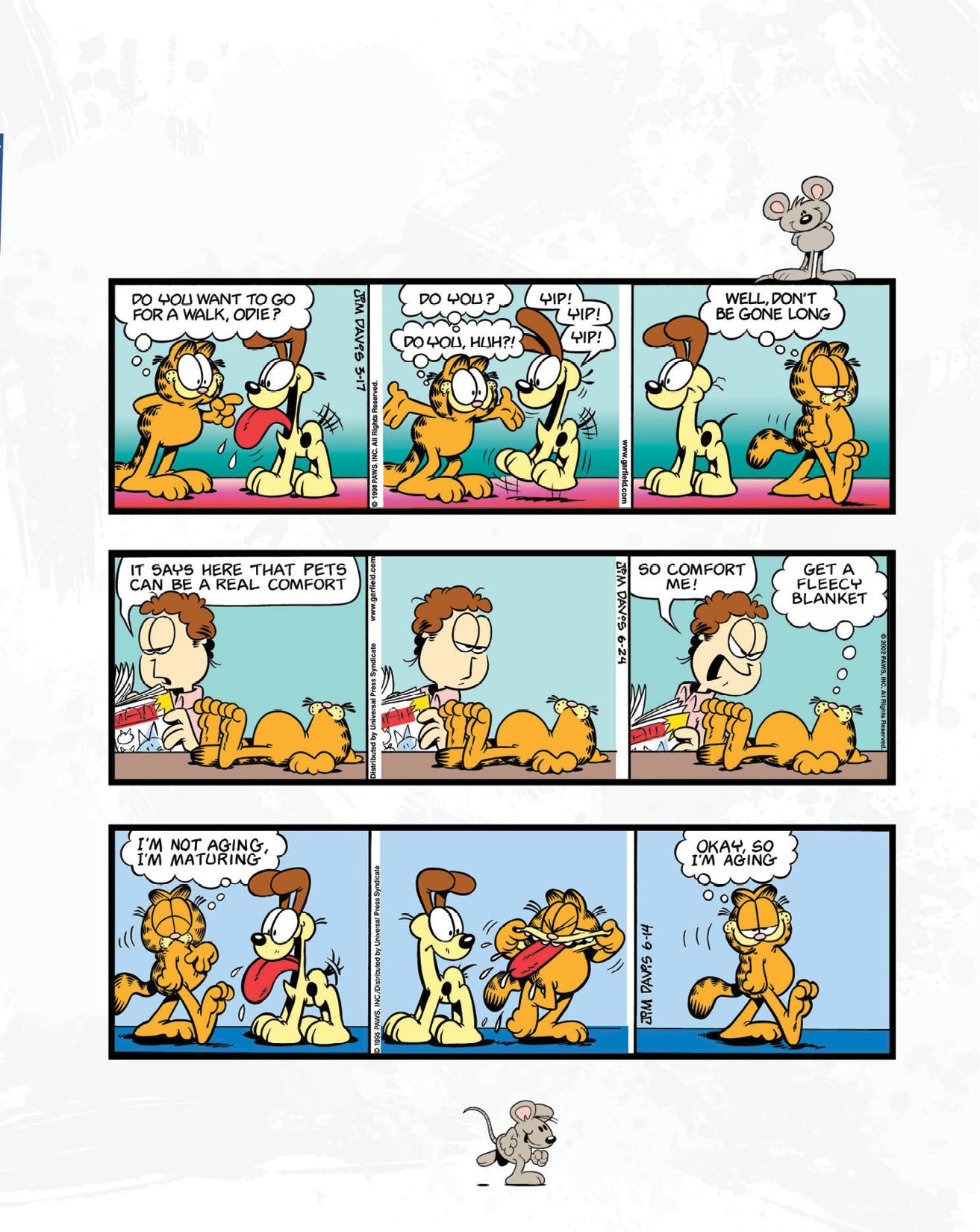 Can you identify the setup and the punchline in the other strips on this page - photo 20