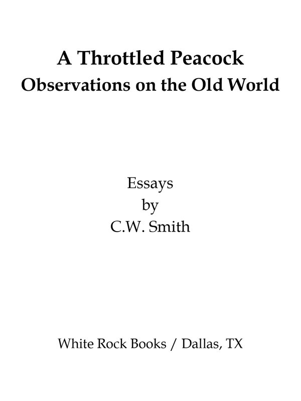 Copyright 2020 CW Smith All rights reserved EPUB edition ISBN - photo 1