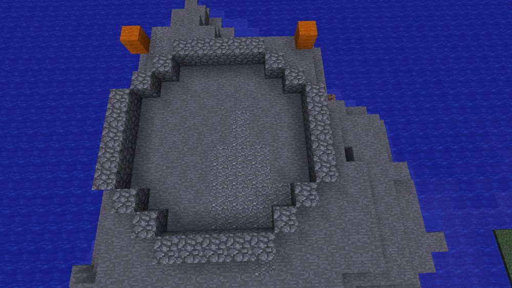 The cobble circle is 11 blocks wide Each side is 5 blocks long and each - photo 7