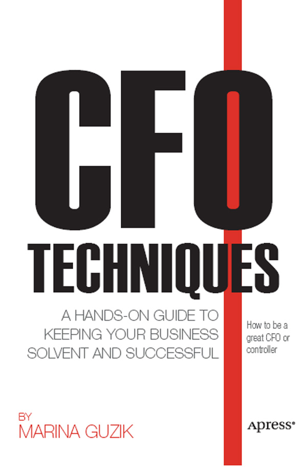 CFO Techniques A Hands-On Guide to Keeping Your Business Solvent and - photo 1