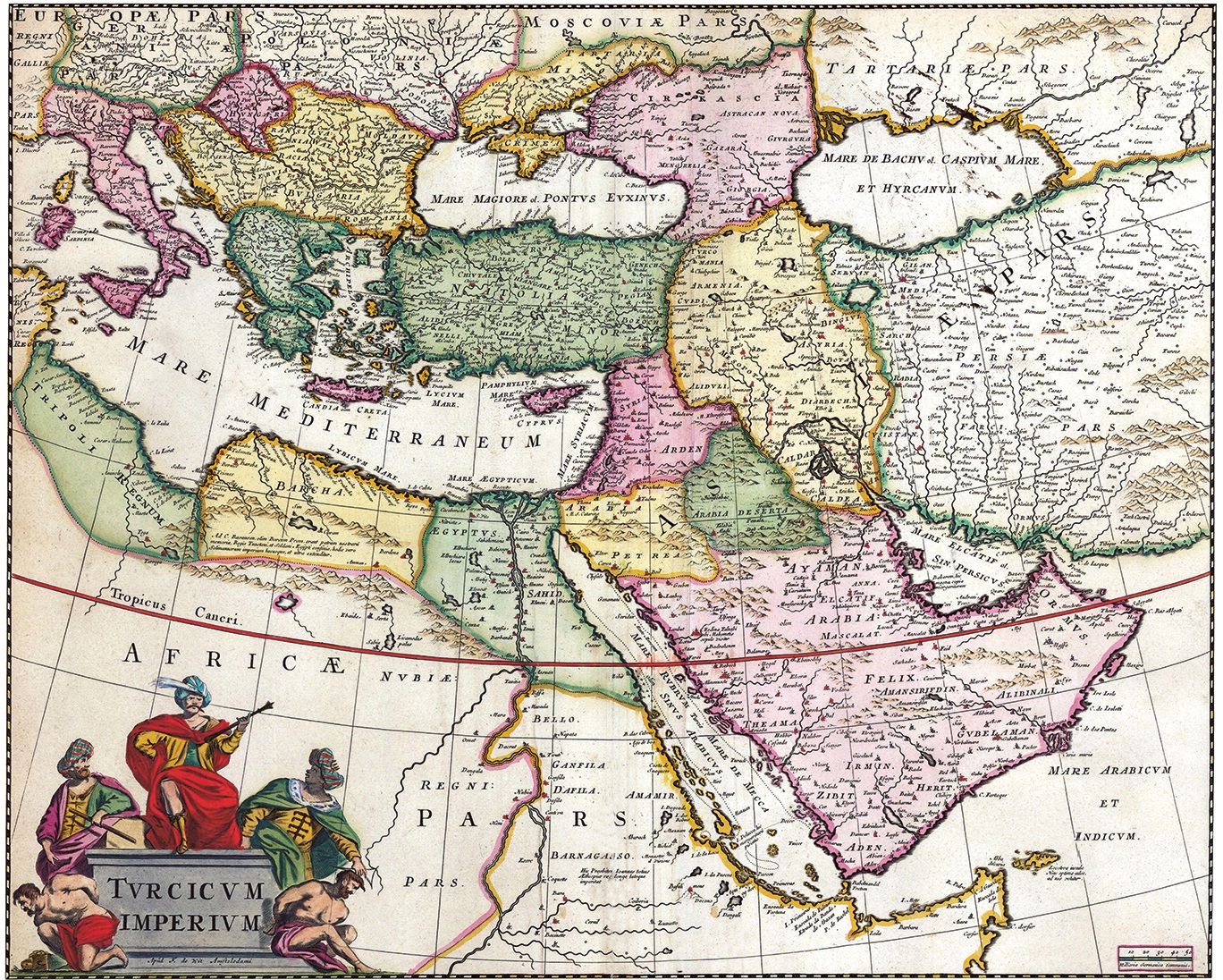 A map of the Ottoman Empire by Frederick de Wit c 1680 It was published on - photo 7