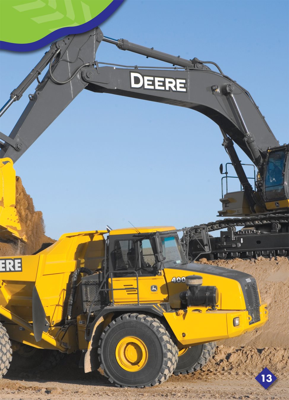 Some backhoes have two buckets The smaller bucket digs up dirt - photo 17