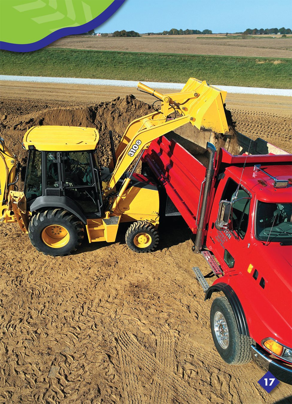 Some backhoes have tracks a wide belt made of metal or rubber that helps the - photo 21