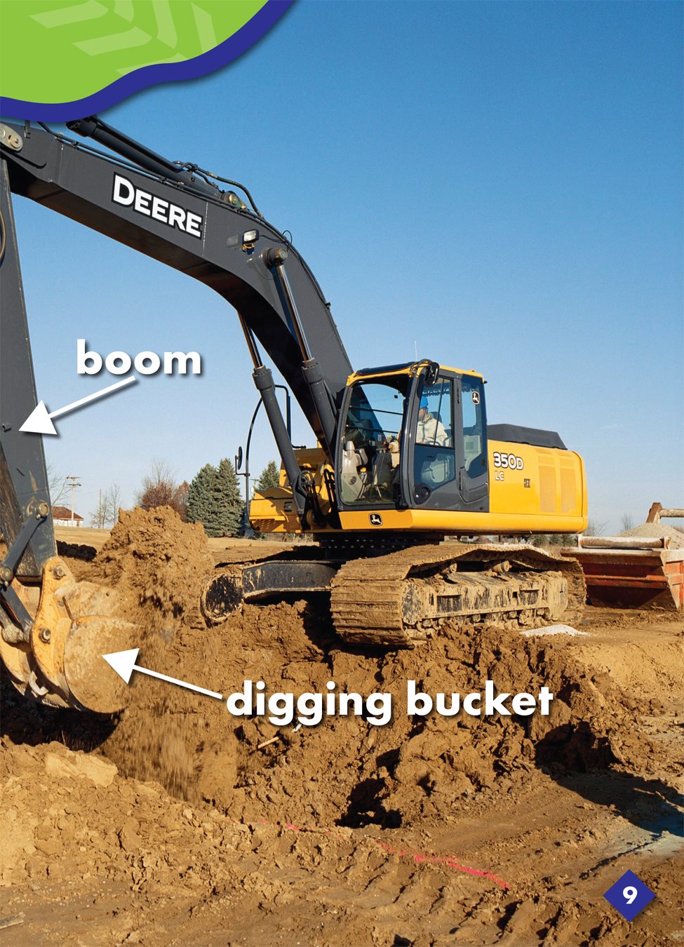 The bucket digs up dirt and rocks - photo 13