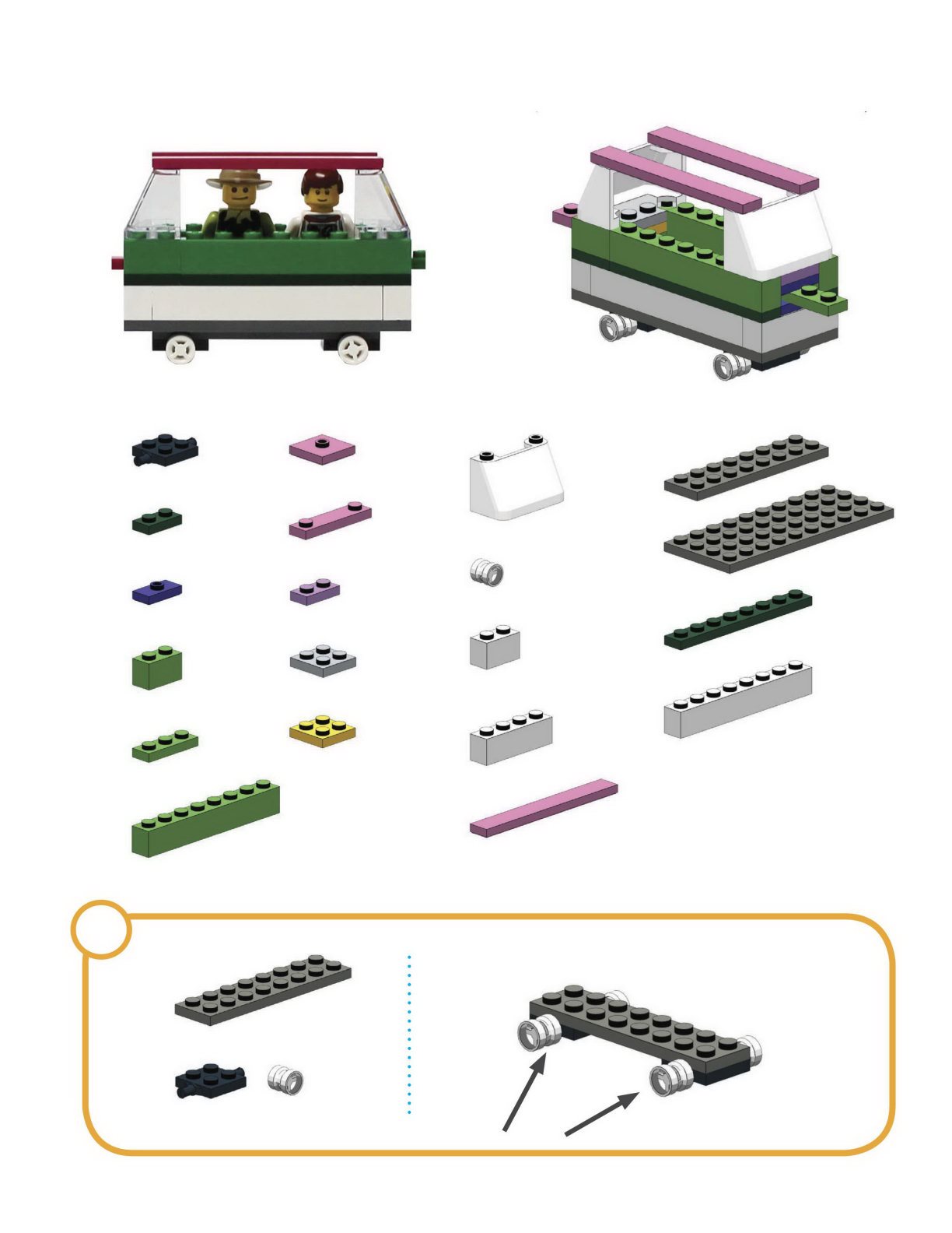 Build th e Green Coach 2x 2x 2x 2x 1x 2x 1x 1x 1x 1x 1x - photo 12